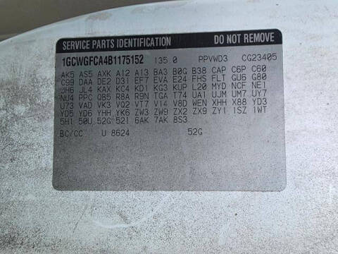 2011 Chevrolet Express 2500