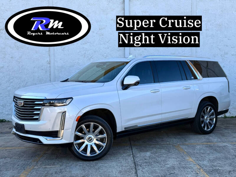 2022 Cadillac Escalade ESV for sale at ROGERS MOTORCARS in Houston TX