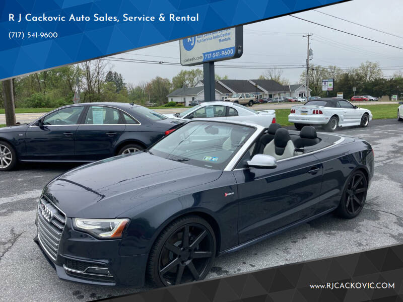 2013 Audi S5 for sale at R J Cackovic Auto Sales, Service & Rental in Harrisburg PA