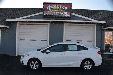 2017 Chevrolet Cruze for sale at Quality Pre-Owned Automotive in Cuba MO