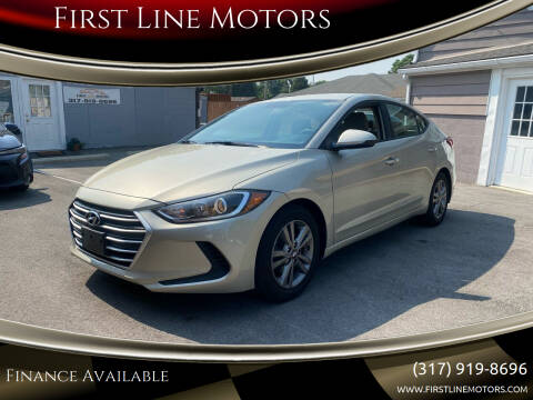 2017 Hyundai Elantra for sale at First Line Motors in Jamestown IN