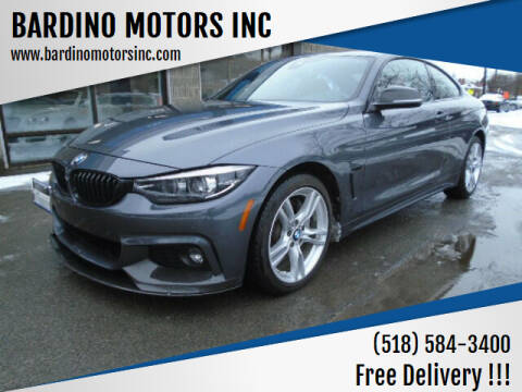 2020 BMW 4 Series for sale at BARDINO MOTORS INC in Saratoga Springs NY