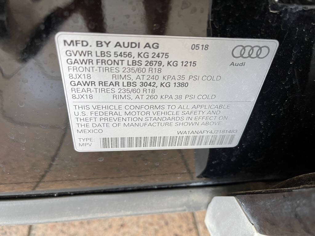 2018 Audi Q5 for sale at Auto Haus Imports in Grand Prairie, TX