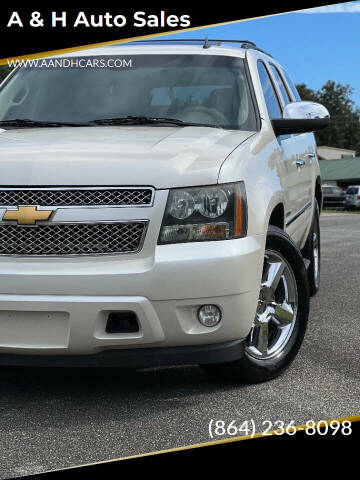 2012 Chevrolet Tahoe for sale at A & H Auto Sales in Greenville SC