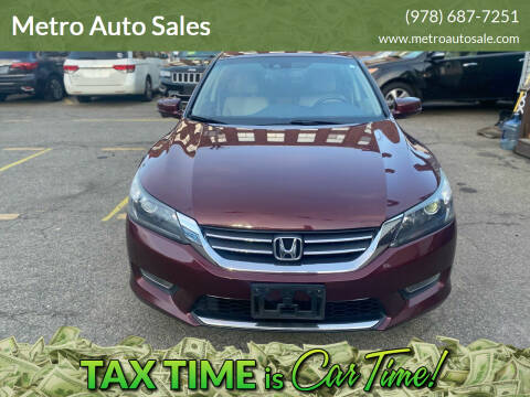 2013 Honda Accord for sale at Metro Auto Sales in Lawrence MA
