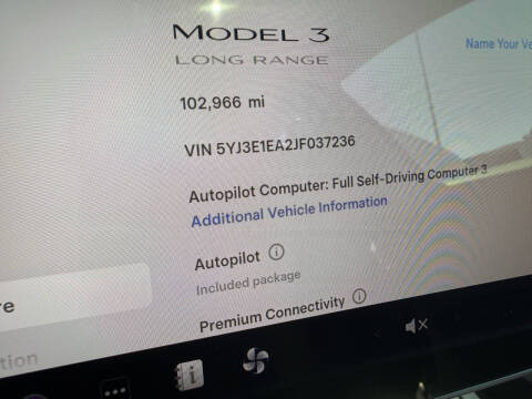 2018 Tesla Model 3 Long Range