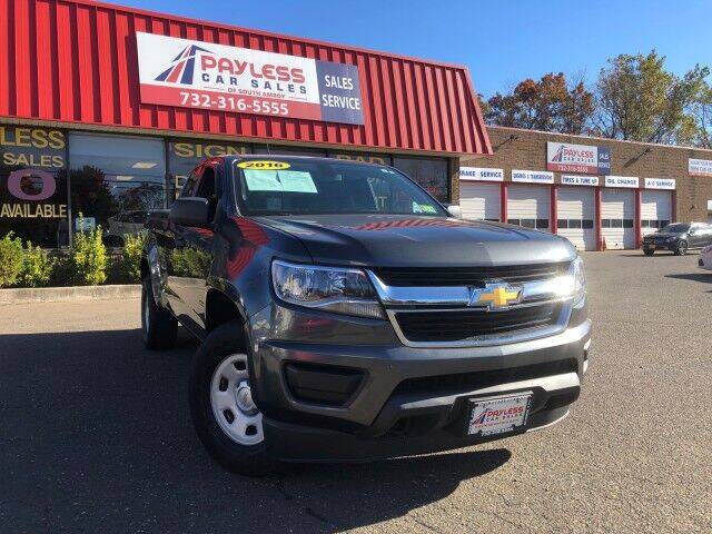 2016 Chevrolet Colorado for sale at PAYLESS CAR SALES of South Amboy in South Amboy NJ