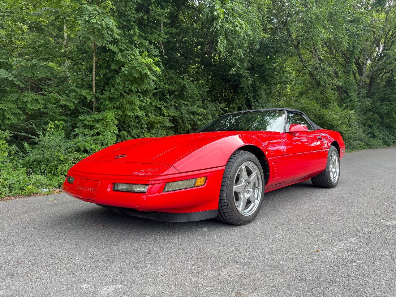 Red 1996 Chevrolet Corvette Base Convertible 2dr Convertible 2