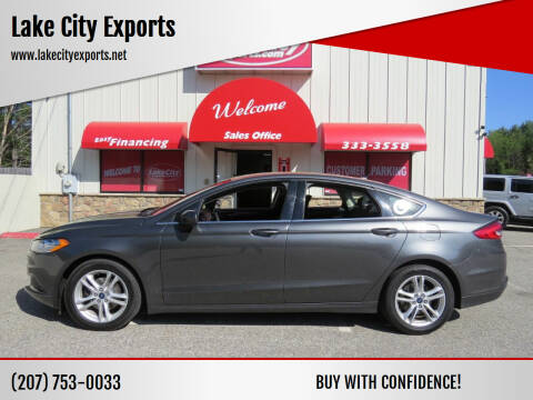 2018 Ford Fusion for sale at Lake City Exports in Auburn ME