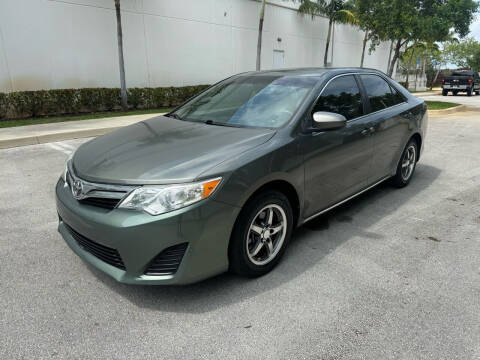 2012 Toyota Camry for sale at Goval Auto Sales in Pompano Beach FL