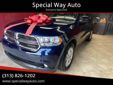 2013 Dodge Durango for sale at Special Way Auto in Hamtramck MI