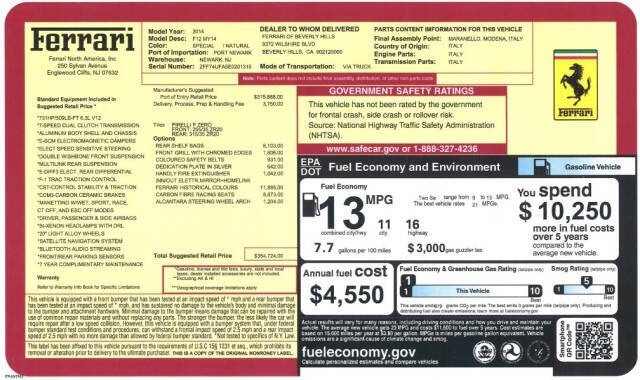 2014 Ferrari F12berlinetta