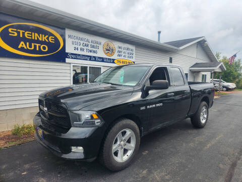 2012 RAM 1500 for sale at STEINKE AUTO INC. in Clintonville WI