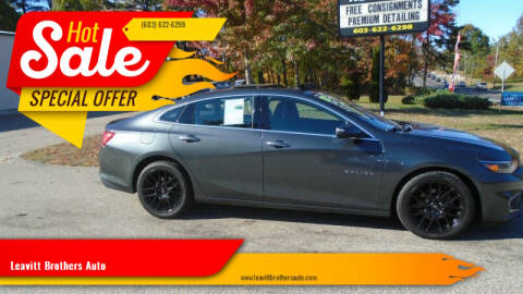 2017 Chevrolet Malibu for sale at Leavitt Brothers Auto in Hooksett NH