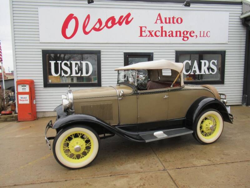 1931 Ford Model A for sale at OLSON AUTO EXCHANGE LLC in Stoughton WI