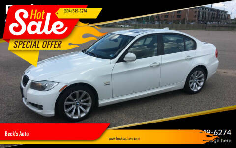 2011 BMW 3 Series for sale at Beck's Auto in Chesterfield VA