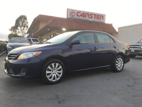 2013 Toyota Corolla for sale at CARSTER in Huntington Beach CA