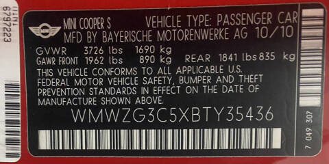 2011 MINI Cooper Clubman S