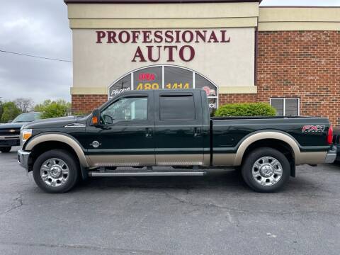 2014 Ford F-250 Super Duty for sale at Professional Auto Sales & Service in Fort Wayne IN
