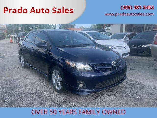2013 Toyota Corolla for sale at Prado Auto Sales in Miami FL