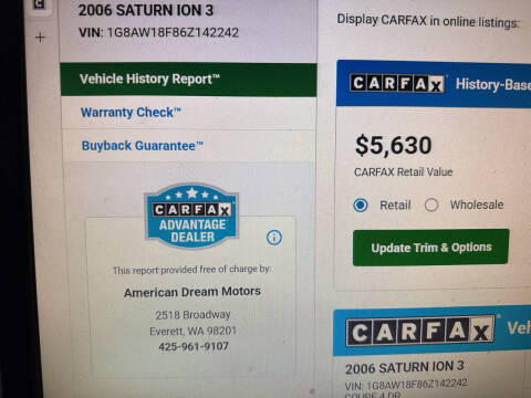 2006 Saturn Ion 3