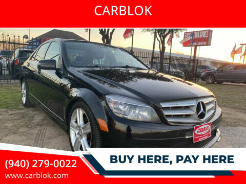 2011 Mercedes-Benz C-Class for sale at CARBLOK in Lewisville TX