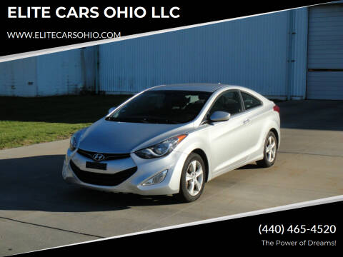 2013 Hyundai Elantra Coupe for sale at ELITE CARS OHIO LLC in Solon OH