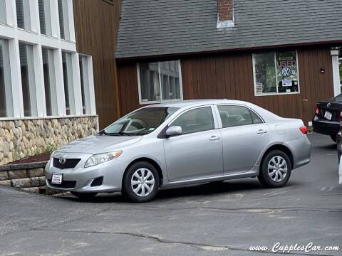 2009 Toyota Corolla for sale at Cupples Car Company in Belmont NH