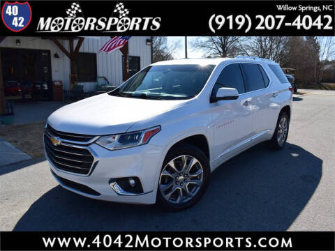 2019 Chevrolet Traverse for sale at 4042 Motorsports in Willow Spring NC