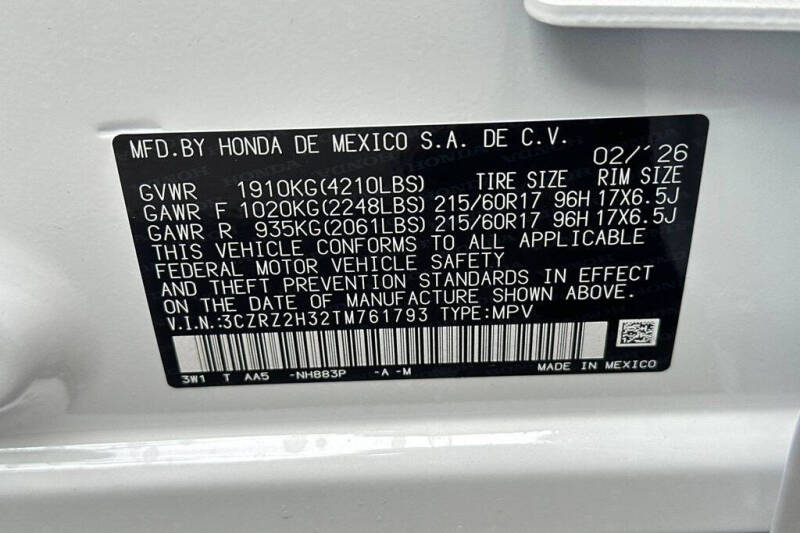 2026 Honda HR-V LX