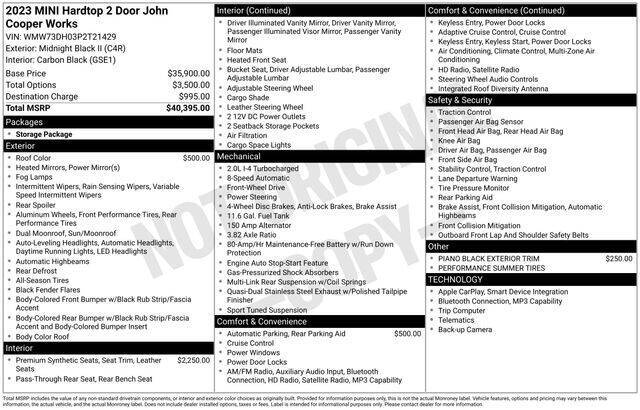 2023 MINI Hardtop 2 Door John Cooper Works's photo