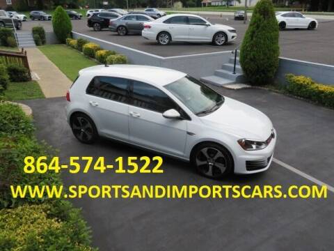 2017 Volkswagen Golf GTI for sale at Sports & Imports INC in Spartanburg SC