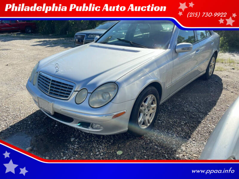 2003 Mercedes-Benz E-Class for sale at Philadelphia Public Auto Auction in Philadelphia PA