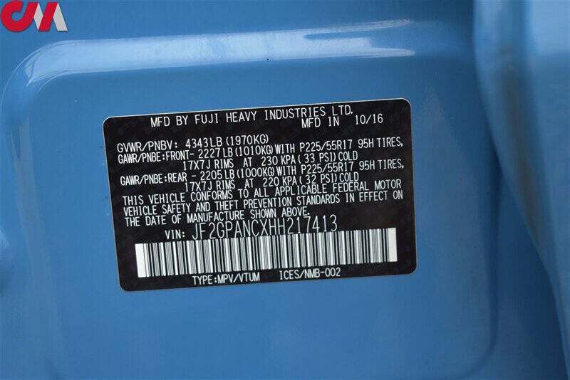 2017 Subaru Crosstrek 2.0i Limited