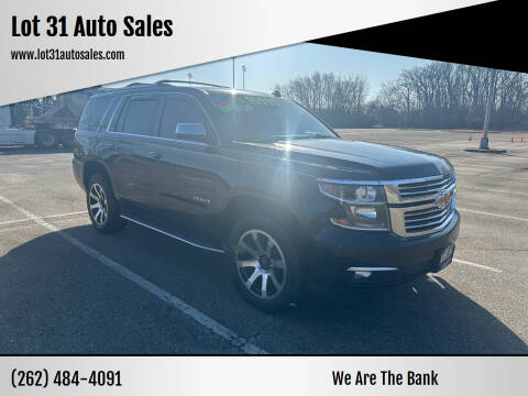 2015 Chevrolet Tahoe for sale at Lot 31 Auto Sales in Kenosha WI