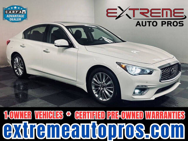 2021 INFINITI Q50 for sale at Extreme Auto Pros in Parma Heights, OH