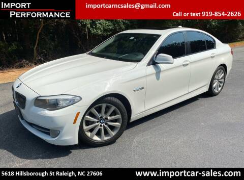 2011 BMW 5 Series for sale at Import Performance Sales in Raleigh NC