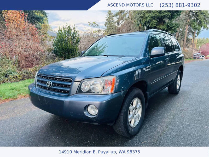 2002 Toyota Highlander Limited