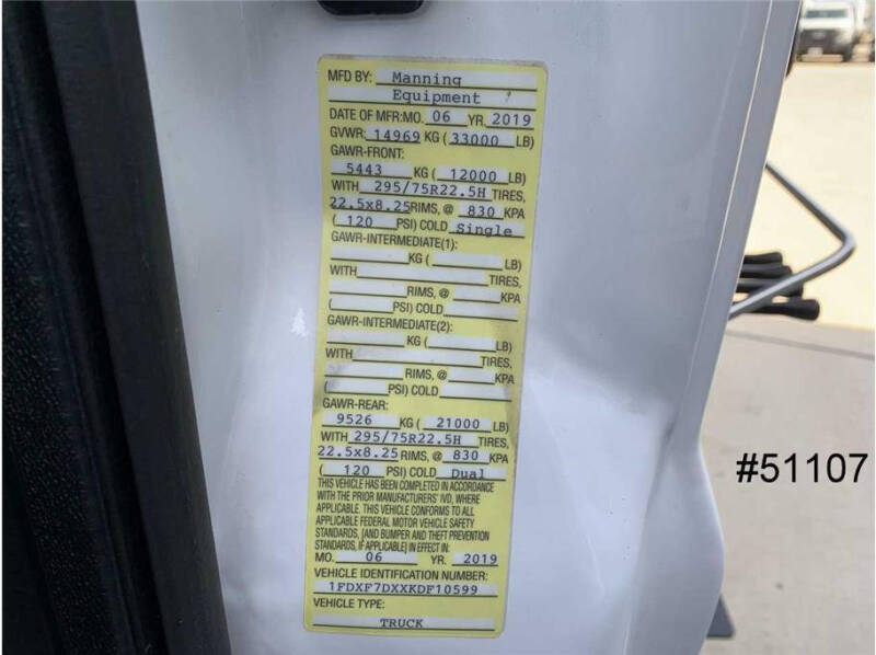 2019 Ford F-750 Super Duty