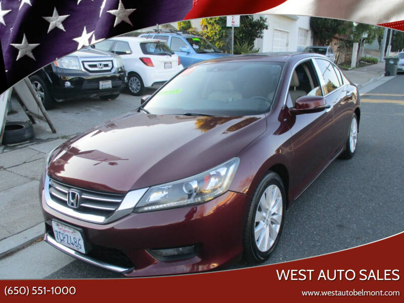 2014 Honda Accord for sale at West Auto Sales in Belmont CA