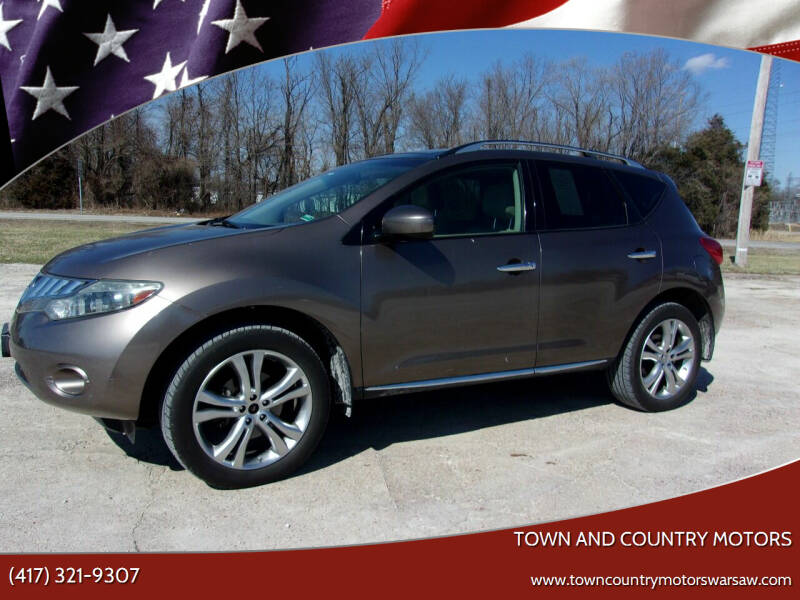 2010 Nissan Murano for sale at Town and Country Motors in Warsaw MO