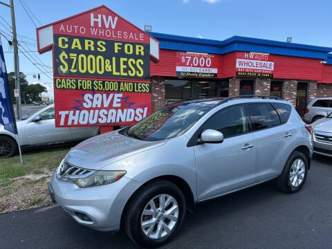 2011 Nissan Murano for sale at HW Auto Wholesale in Norfolk VA