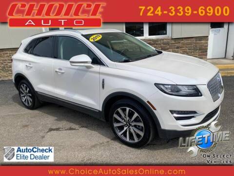 2019 Lincoln MKC for sale at CHOICE AUTO SALES in Murrysville PA