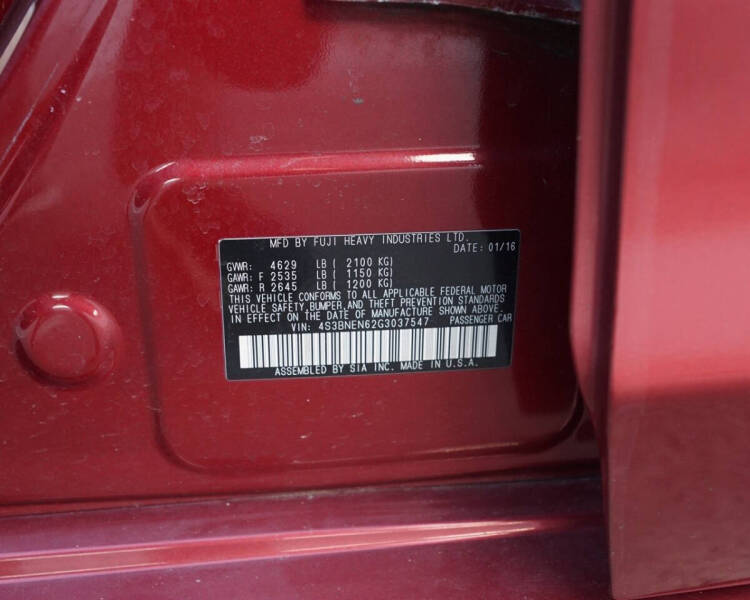 2016 Subaru Legacy 3.6R Limited