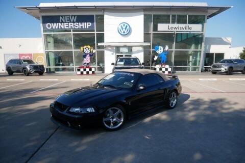 2001 Ford Mustang SVT Cobra for sale at Lewisville Volkswagen in Lewisville TX