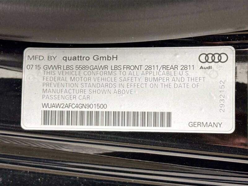 2016 Audi RS 7 4.0T quattro Prestige