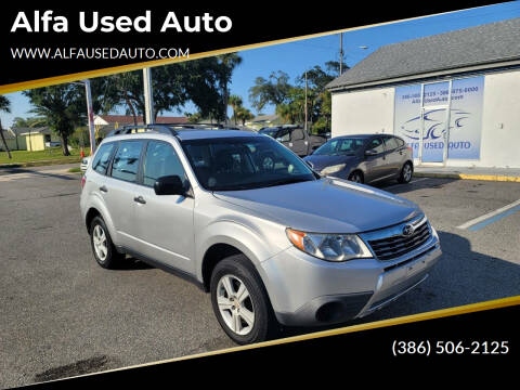 2010 Subaru Forester for sale at Alfa Used Auto in Holly Hill FL