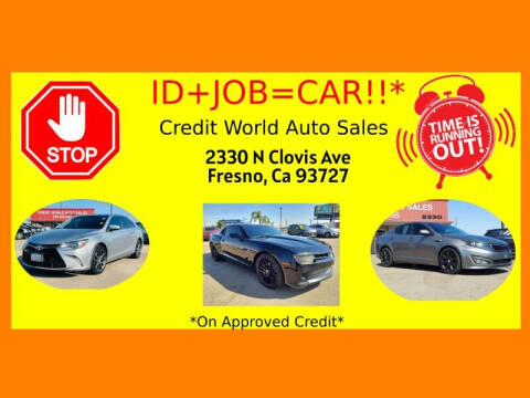 2016 Mitsubishi Outlander Sport for sale at Credit World Auto Sales in Fresno CA