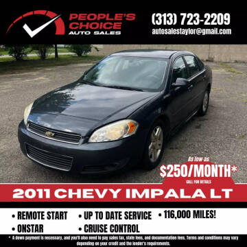 2011 Chevrolet Impala for sale at People's Choice Auto Sales in Taylor MI