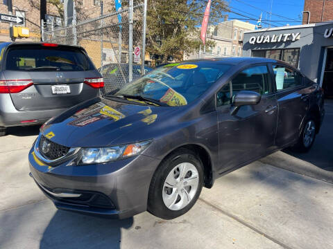 2014 Honda Civic for sale at DEALS ON WHEELS in Newark NJ